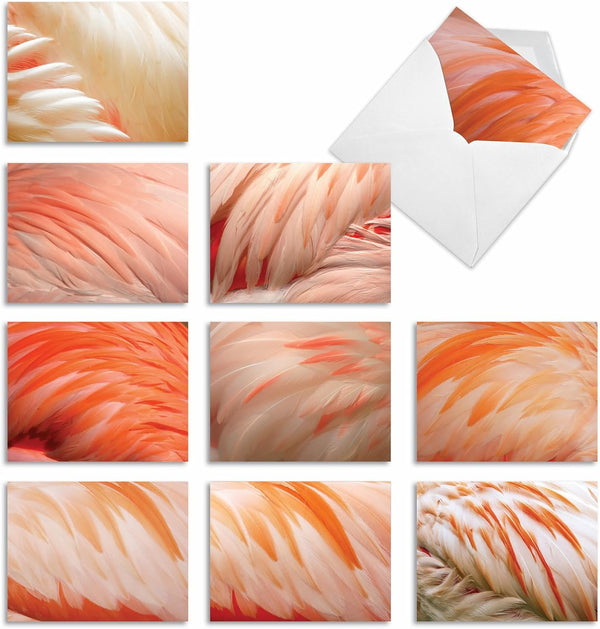 The Best Card Company - 10 Assorted Blank Notecards Box Set, 4 x 5.12 Inch with Envelopes