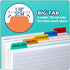 Olivo Plastic Index Card Dividers 3x5 Poly Set with 1/5 Cut Tabs for A-Z Alphabet, 30 Pack