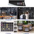 Nicpro Chalkboard Contact Paper Roll, 17.7" X 78.7" Self Adhesive Blackboard Wallpaper with 1 Marker & 5 Chalk