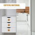 Set, Crystal Drawer Knob and Glass Cabinet Handle Decorative Furniture Pulls for Dresser, Bedside Cabinet, and Kitchen