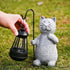 2 Pack 5.4 inch) Small Hanging Solar-Lantern Lights Replacement - Waterproof Mini Solar Lanterns Outdoor Replacement