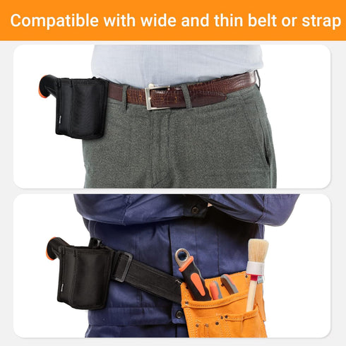Tera Universal Barcode Scanner Holster Portable Handheld Bar Code Reader Carrying Case with Metal Belt Clip Hook