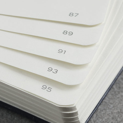 LEUCHTTURM1917 - Notebook Softcover Pocket A6-123 Numbered Pages for Writing and Journaling (Plain, Black)