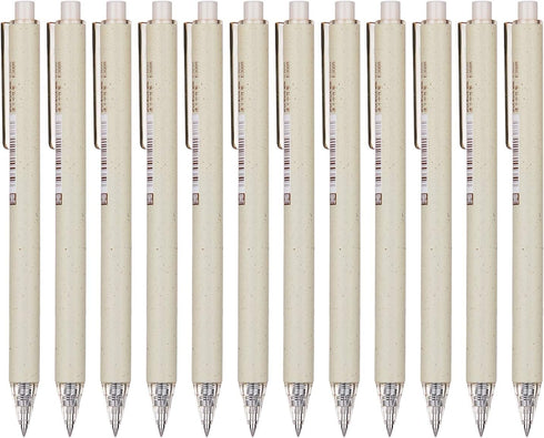 Gel Pens for Note Taking, 12PCS RIANCY Black Ink Fine Point Pen, Quick Dry Ink 0.5mm