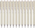 Gel Pens for Note Taking, 12PCS RIANCY Black Ink Fine Point Pen, Quick Dry Ink 0.5mm
