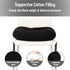 Mind Reader Air-Cloud Black Seat Cushion - Ergonomic Support for Office & Car