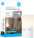 GE Ultrabrite Dimmable Sconce LED Night Light GEPlug-In, Energy Efficient, Dusk-to-Dawn Sensor,