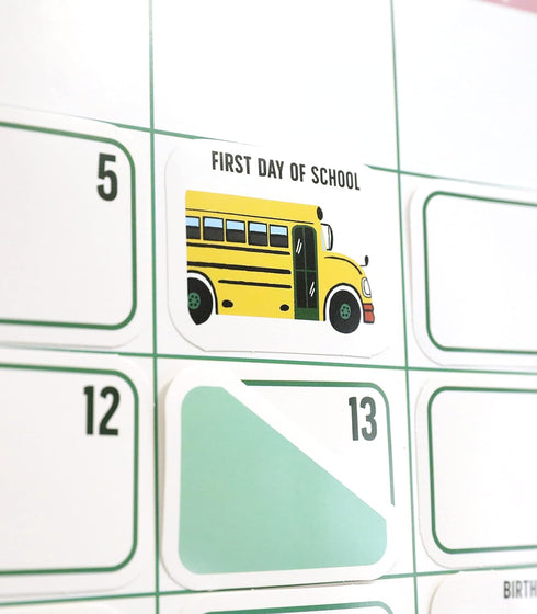 Carson Dellosa 134 pc Grow Together Calendar Bulletin Board Set, Wall Calendar and Motivational Poster Decor