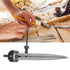 Dovetail Guide, Flat Leg Spring Marking Gauge 7.1in Adjustable Carbon Steel Woodworking Dividers Compass Caliper