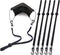 SHINKODA Adjustable Extra Long Mask Lanyard Neck Strap Hanger/Holder, Elastic Rope with Double Clips & Snap Button,