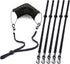 SHINKODA Adjustable Extra Long Mask Lanyard Neck Strap Hanger/Holder, Elastic Rope with Double Clips & Snap Button,