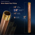 Everflow Supplies NPBR1412 Brass Nipple Pipe Fitting, 12" Long, 1/4" Nominal Diameter, NPT Ends
