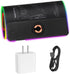 JOYYE 15W Large Gaming Mouse Pad with Magnetic Wireless Charger Fast Charging, RGB Light LED Mousepad Desk Mat, Smooth