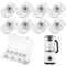 SynHHergyx 8 Pcs Small Self Adhesive Caster Wheels Mini Caster Wheels Small Appliance