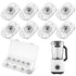 SynHHergyx 8 Pcs Small Self Adhesive Caster Wheels Mini Caster Wheels Small Appliance