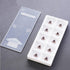 10PC Turning Carbide Indexable Inserts for Mini Pneumatic Chamfering Machine, Tungsten Steel Tool