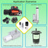 DC5-48V/10A Actuator,Winches,Shutter Doors,168 Waterproof Wireless Remote Forward Reverse Switch-Linear Actuator