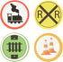 50 10.3 8.3 Potty Training Chart - Sticker Incentive Chart for Toddlers - Train-Themed Layout & Potty Training