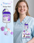 Besoar Nurse Badge Reel Retractable - Cute Sani Wipes Badge Reel Nursing, Beadable Badge Holder with Alligator Clip