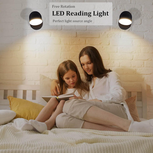 Dimming 350Rotate Kawell Touch Sensitive LED Wall Sconces Stepless LED Wall Light LED Wall Lamp Modern Reading LED Wall