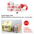 BOMEI PACK Stop Sign Sealing Tape, Pre-Printed Heavy Duty Packing Tape with Dispenser, 2 Inch x 110 Yards