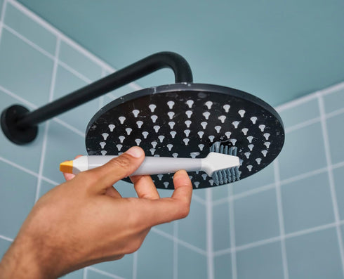 2-Piece Set 2-in-1 3-in-1 Joseph Joseph CleanTech Household Cleaning for Bathroom & Kitchen, Includes: Tile Scrubber