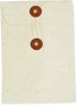 Handmade Lokta Paper Envelope with String-tie Button Closure Pocket Folder Documents Sleeve, for Invitations, Parties, 4.5 x 6.5 inches, 10 Pack. Made in Nepal. (Natural) by Kathmandu Valley Co.