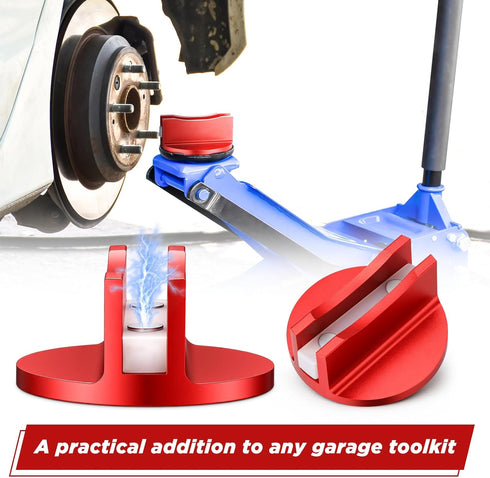 Zhehao 4 Pinch Pcs Universal Aluminum Grooved Magnetic Jack Pad Bulk Punk Weld Jacking Adapter Frame Rail Protector