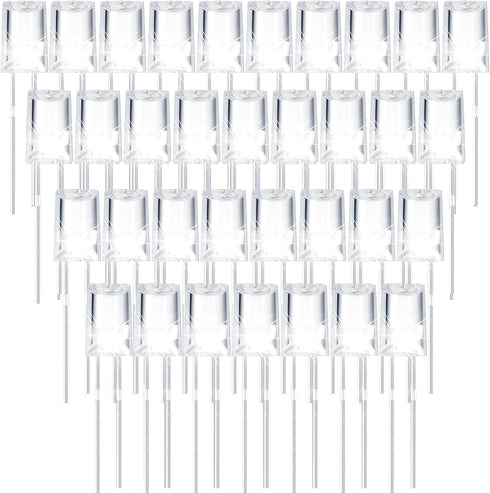 Mudder 60 Pcs LED 5mm Outdoor String Lights Replacement Bulbs, Energy Efficient Connectable Light Set for Patio
