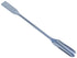 Double Ended Micro Lab Scoop Spoon, 6" L Stainless Steel Spatula with Half Rounded/Flat End