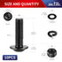 M6 x 20mm Flanged Button Head Socket Cap Screws, 10Pcs 18-8 Stainless Steel, Black Oxide by SG TZH