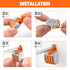 Nilight 115PCS Lever Wire Connectors Nuts Kit, 28-12AWG Inline Electrical Terminal Quick Disconnect for Wiring