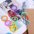 SULIKJHUI 50 0.79 Inch 10 Loose Leaf Binder Rings, Pcs Plastic Rings for Books, Notebooks, Flash Cards & Index Cards