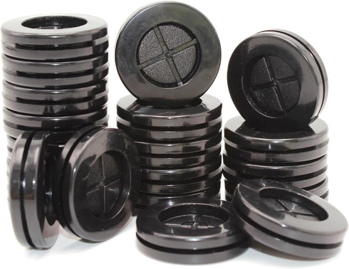 EASYEAH 1 Inch Rubber Grommets for Wiring, 3/4 in ID Double-Sided Rubber
