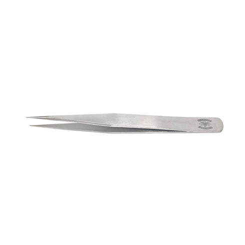 High Precision General Purpose Stainless Steel Lab Tweezers/Forceps with Straight Medium Point