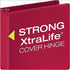 Cardinal 3 Ring Binders, Durable 2 Inch Binder with Round Rings, Holds 475 Sheets, ClearVue Covers, 4 Pack