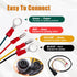 4 12V M-G018-4W mankk Wire Dump Trailer Remote Control Switch DC Up Down Control Switch Double Acting Hydraulic Pump
