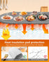 36"x15" Warming Mat for Food Extra Large, Food Warming Mat with Heat Insulation Pad, Silicone Heating Mat for Food