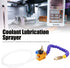 2Pcs CNC Mist Coolant System for Lathe Milling Engraving, 8mm Air Pipe Sprayer for Metal Cutting Cooling Lubrication