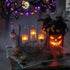Set 3, Homemory Flameless Candles of White Acrylic LED Candles Upgraded Realistic Battery Operated Flames with Remote