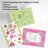 Thinking of You Greeting Cards Value Pack III - Set of 8 (4 Designs) Large 5" x 7" Friendship Cards with Sentiments