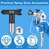 8 Pcs Reversible Spray Tip Nozzles for Airless Paint Sprayer, Tips for Airless Spraying Machine Parts