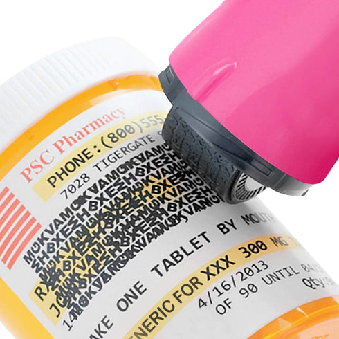 Guard Your ID Advanced Security Roller 2.0 - Identity Theft Prevention Stamping in Pink