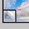 VOLLENC Plastic Window Cover for Winter Winter Window Cover Window Insulation Kit with