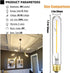 Dimmable E26 Bulb 4W 40 Bulbs 30000K E26 Bulb AC120V 400lm T9 T10 Bulb E26 Bulbs 4Pack Leools LED Equal Watt Light Soft
