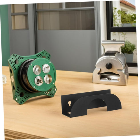 Setup Housoutil Heavy Duty Wall Mount Bracket for Angle Grinders and Polishers Space Saving Tool Organizer for Garage