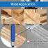 4Pcs Trimming Set, 1/4 Inch Set Woodworking,1/4", 5/16", 3/8", 1/2" Top Double Bearing Flush Router Bits Shank Bottom