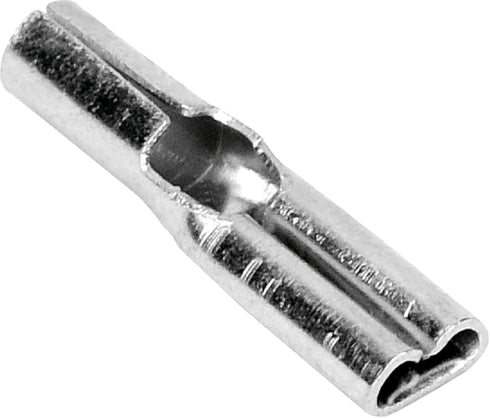 Conext Link QDUF-110R25 25 Pack Uninsulated Spade Quick Disconnect Terminal Electrical Wire Crimp Connector (0.110",