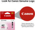 Canon CLI-42 PRO-100 Genuine Photo Magenta Ink Tank, Compatible with PIXMA Printers