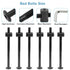 Biaungdo M6 90mm 12 x Hex Drive Socket Furniture Barrel Screws Bolt Nuts Furniture Crib Baby Bed Bolt
